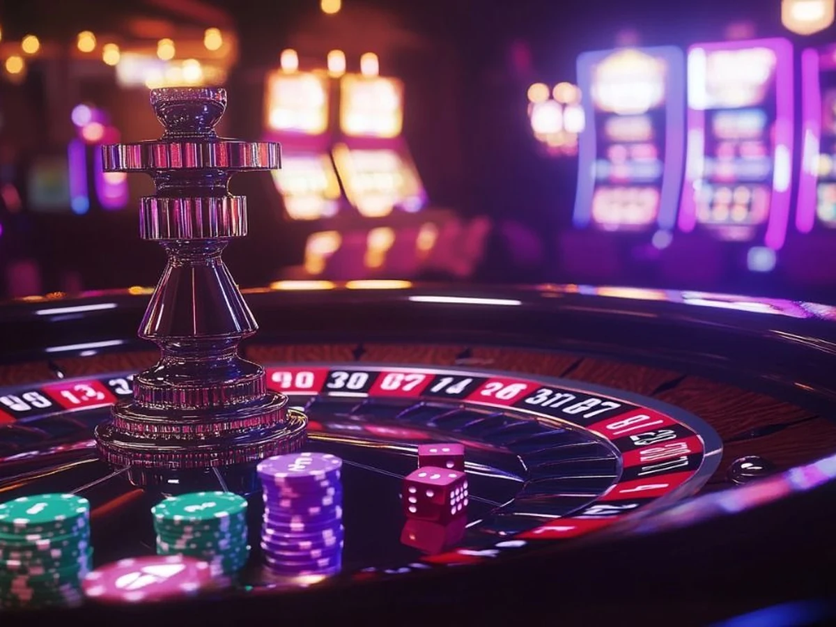 Tampilan visual permainan slot di D200M