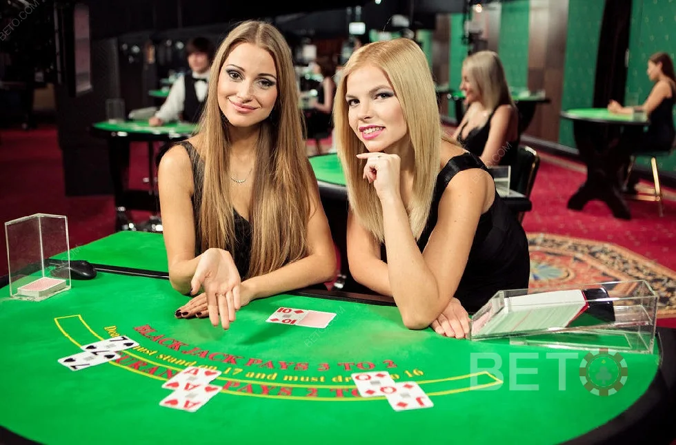 Suasana meja kasino live D200M dengan presentasi dealer langsung
